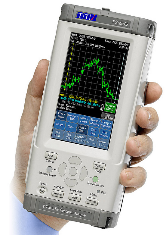 手持RF频谱分析仪（PSA1302）