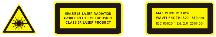 Informational Labels about Laser Hazard